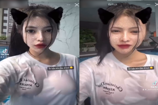 phim sex linh dương lan ngọc Ngọc Uyên vòng 1 khủng mê mẩn ở hồ bơi